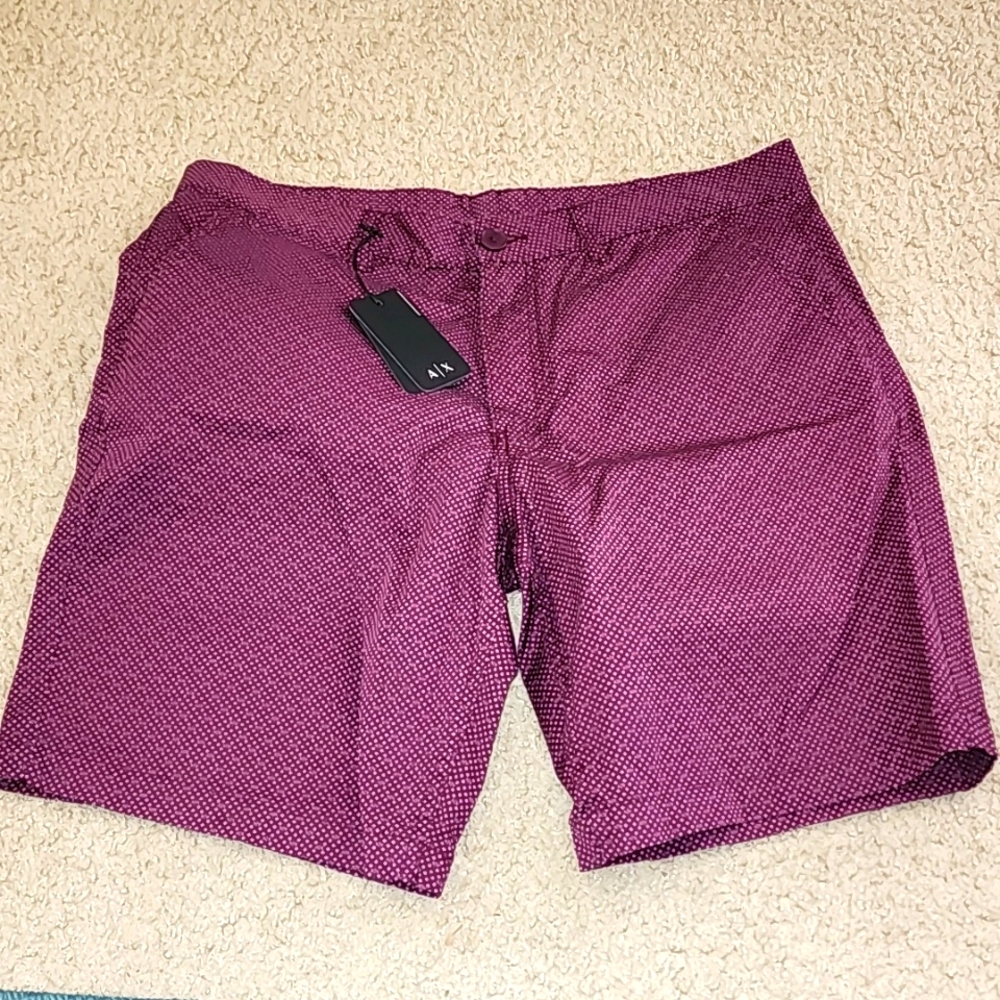 Armani Exchange A|X Men's Stretch cotton twill all over